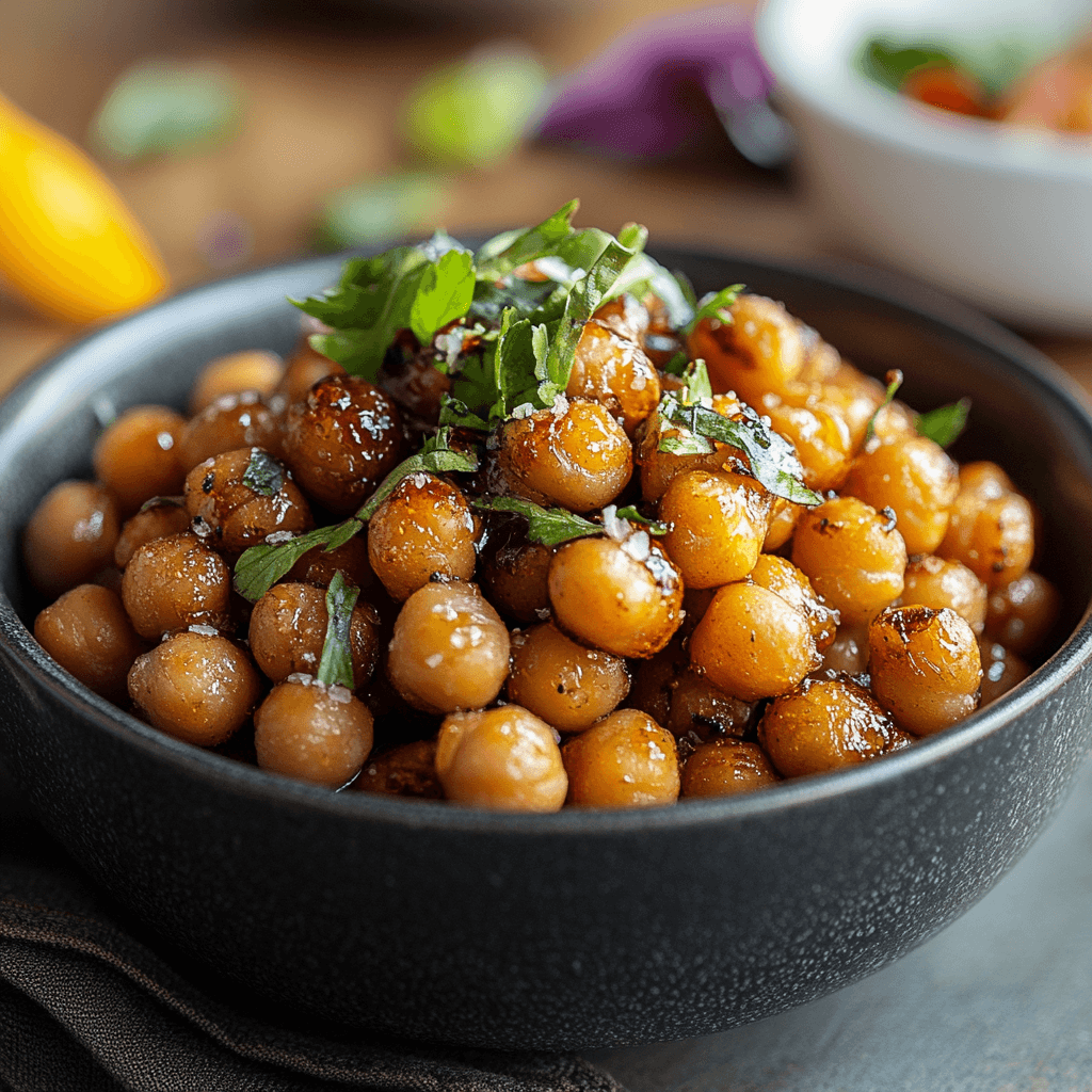 Honey Roasted Chickpeas