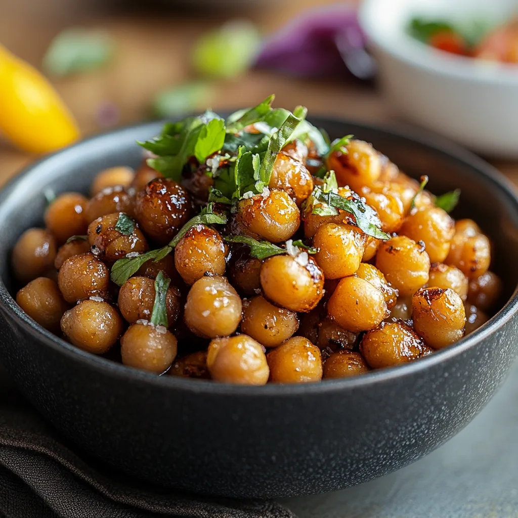 Honey Roasted Chickpeas
