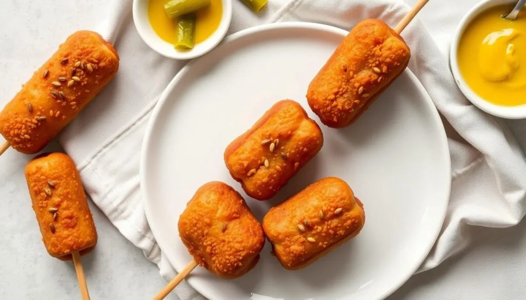 Crispy Air Fryer Corn Dogs
