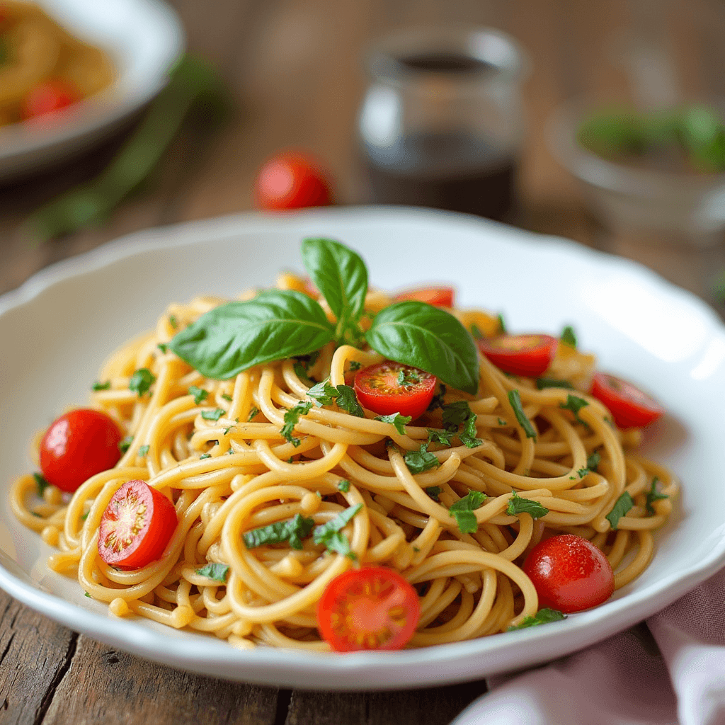 Quick Veggie Spaghetti