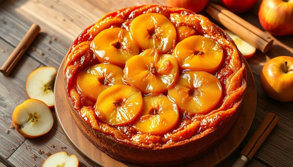 vegan upside down apple cake recipe
