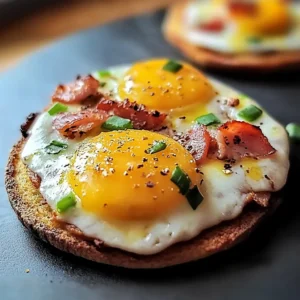English Muffin Breakfast Pizza
