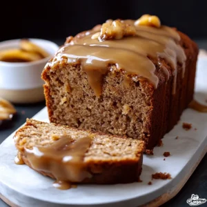 salted caramel banana bread
