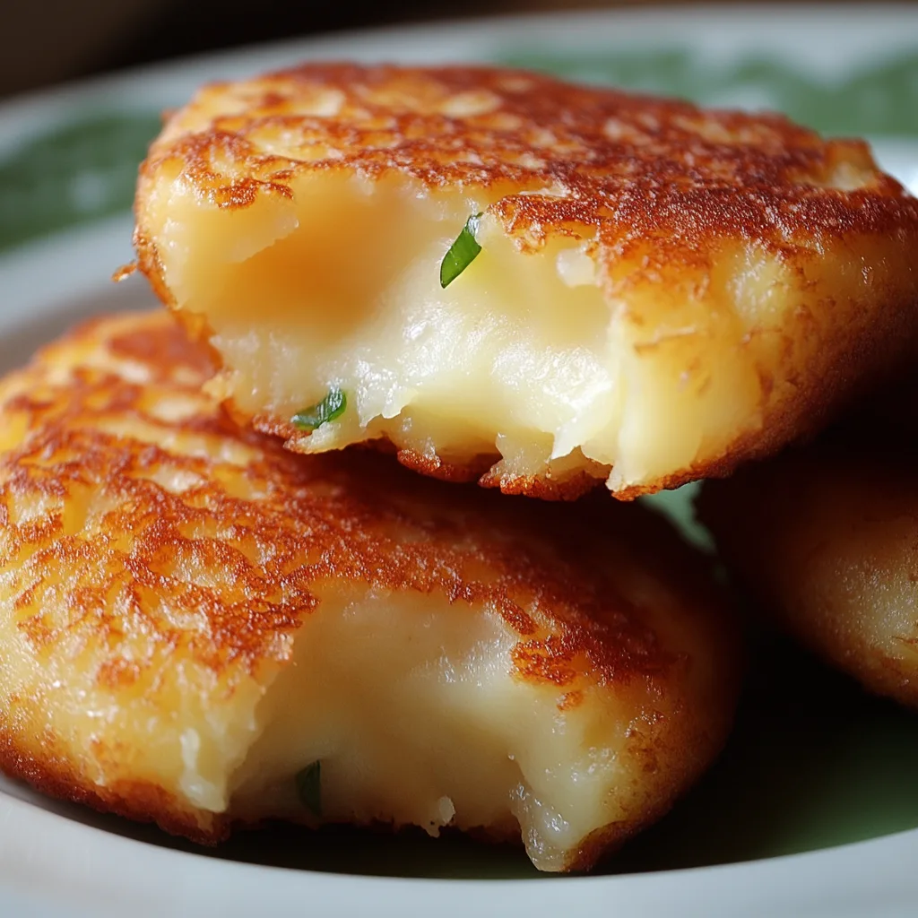 Cheesy potato pancakes