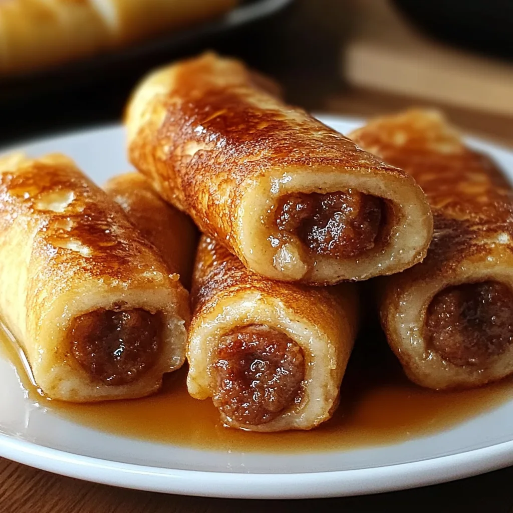 Sausage French Toast Roll-Ups