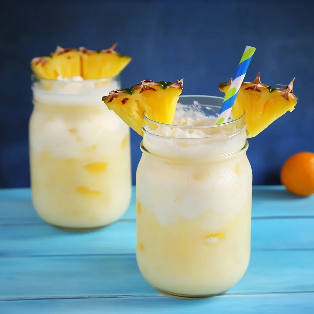 Orange Pineapple & Coconut Mocktail