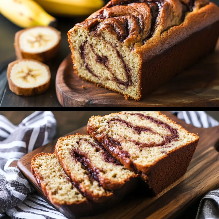 Classic Cinnamon Swirl Banana Bread