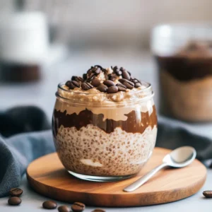 Mocha Coffee Cake Overnight Oats