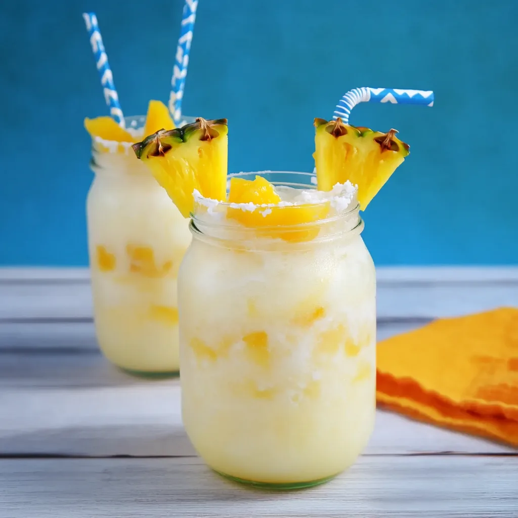 Orange Pineapple & Coconut Mocktail