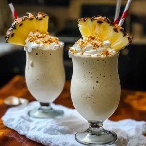 Pina Colada Milkshakes