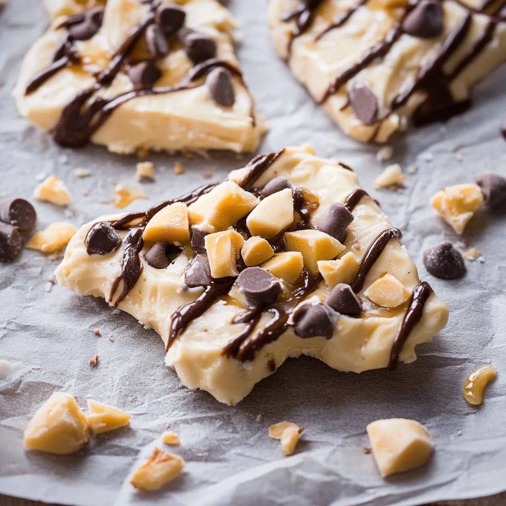 Chunky Monkey Frozen Yogurt Bark
