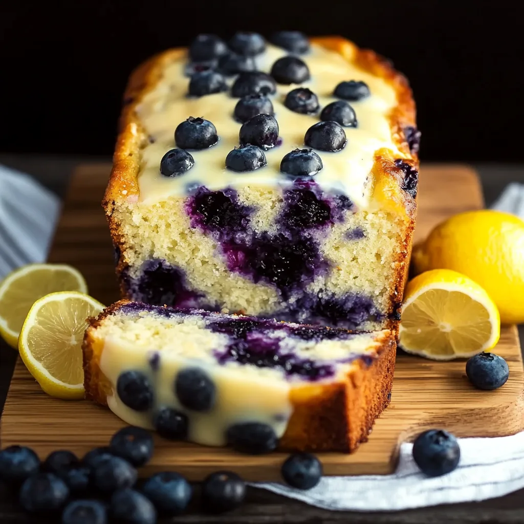 Lemon Blueberry Yogurt Loaf