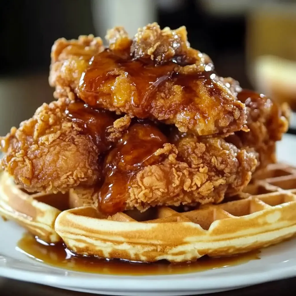 Southern Fried Chicken and Waffles