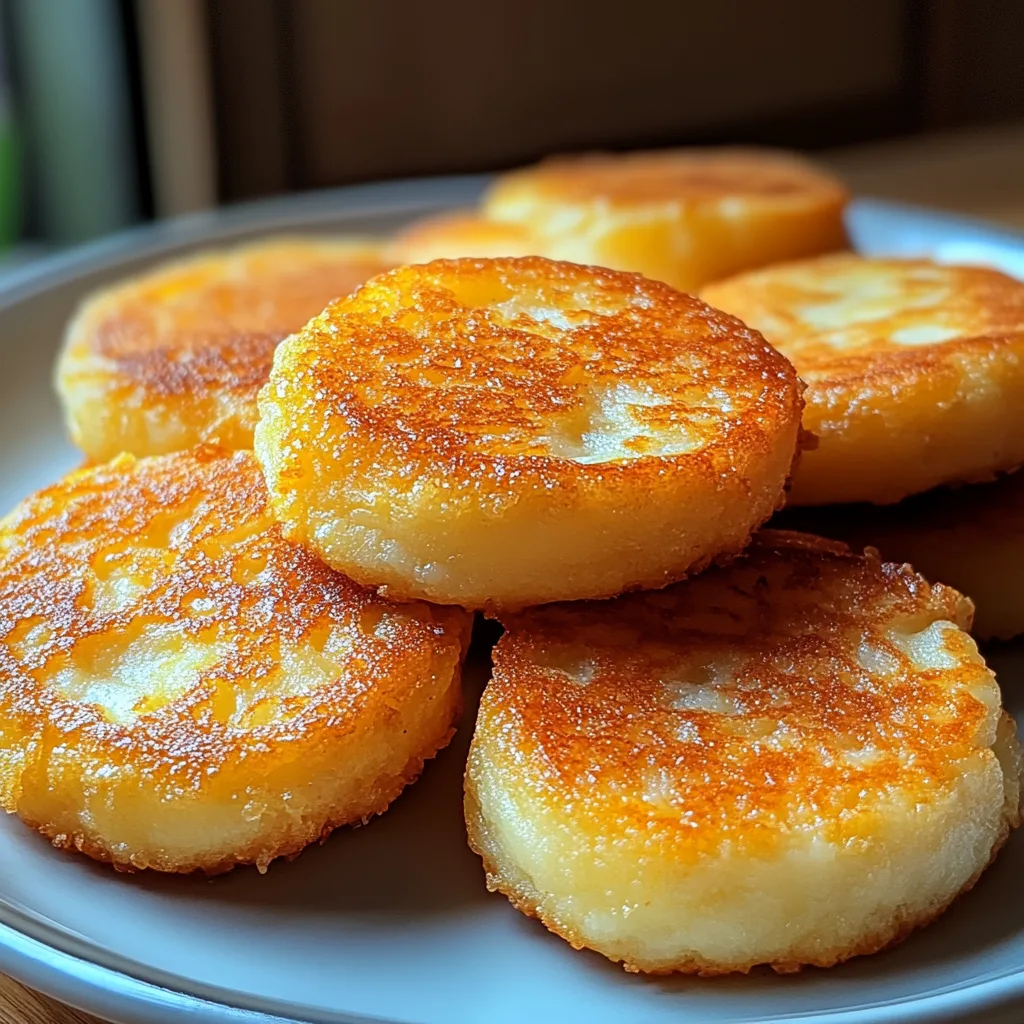 Cheesy potato pancakes