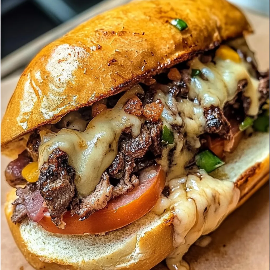 Steak Bomb Sandwich