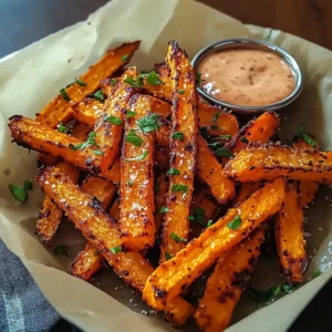 Crispy Oven Baked Sweet Potato Fries