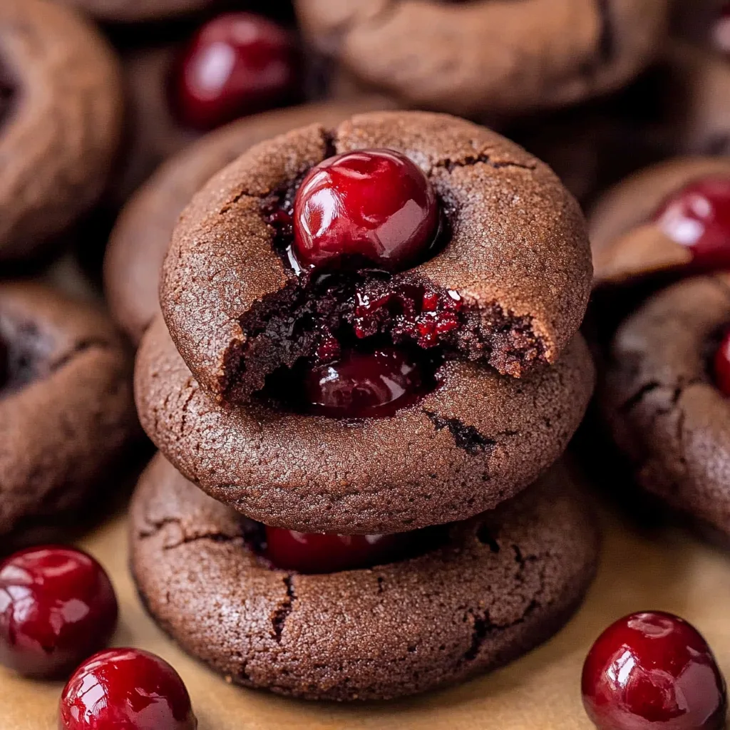 Chocolate Cherry Cookies