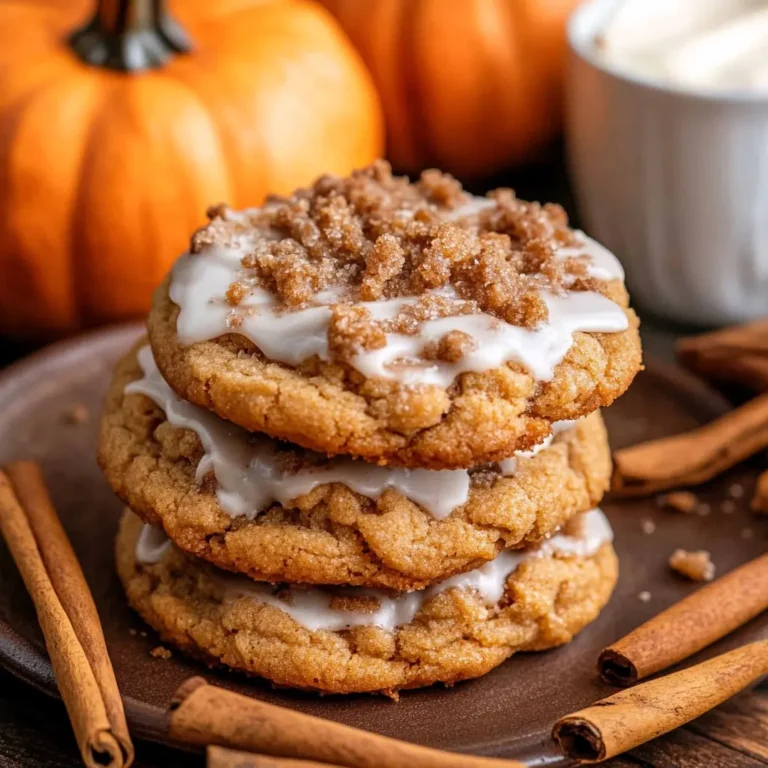 Pumpkin Coffee Cake Cookies