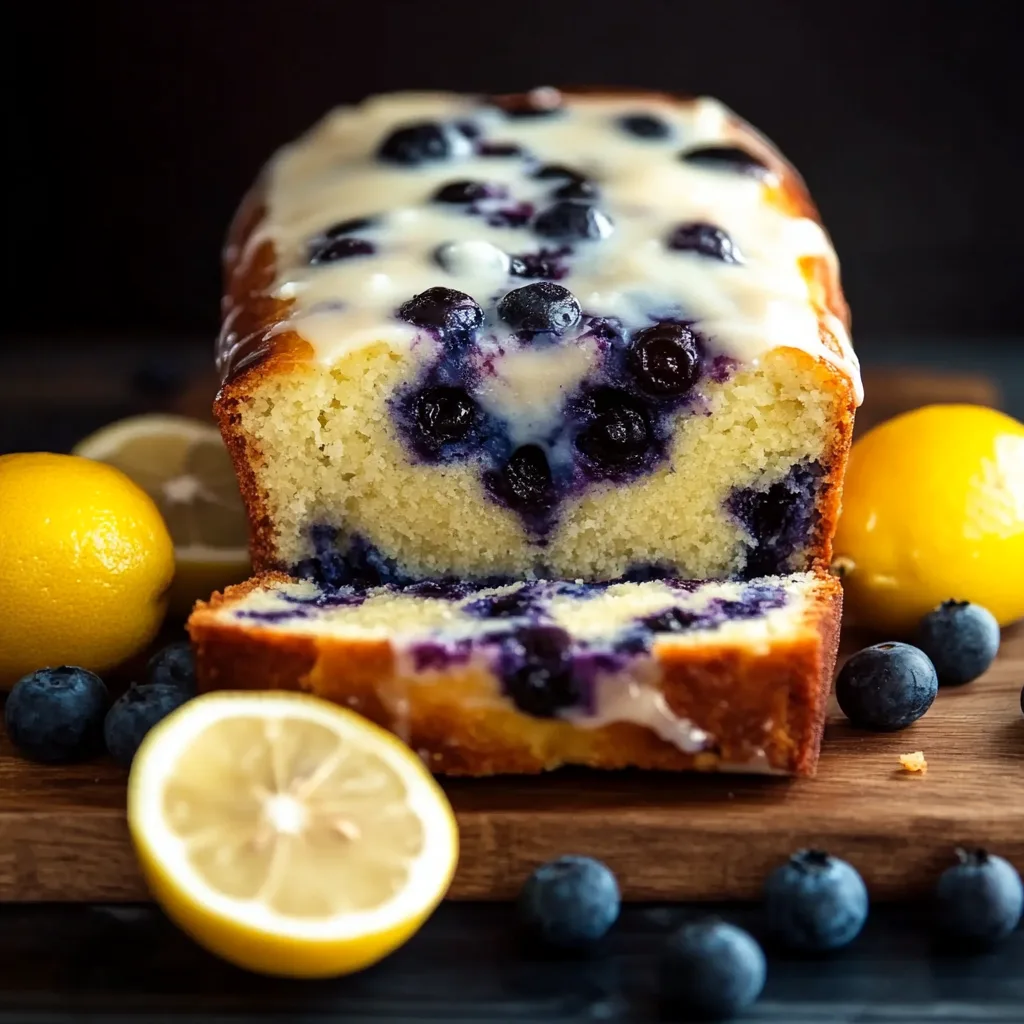 Lemon Blueberry Yogurt Loaf