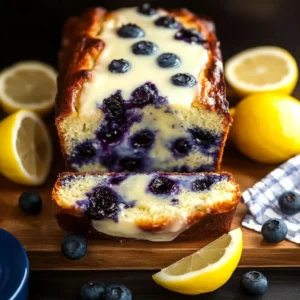 Lemon Blueberry Yogurt Loaf