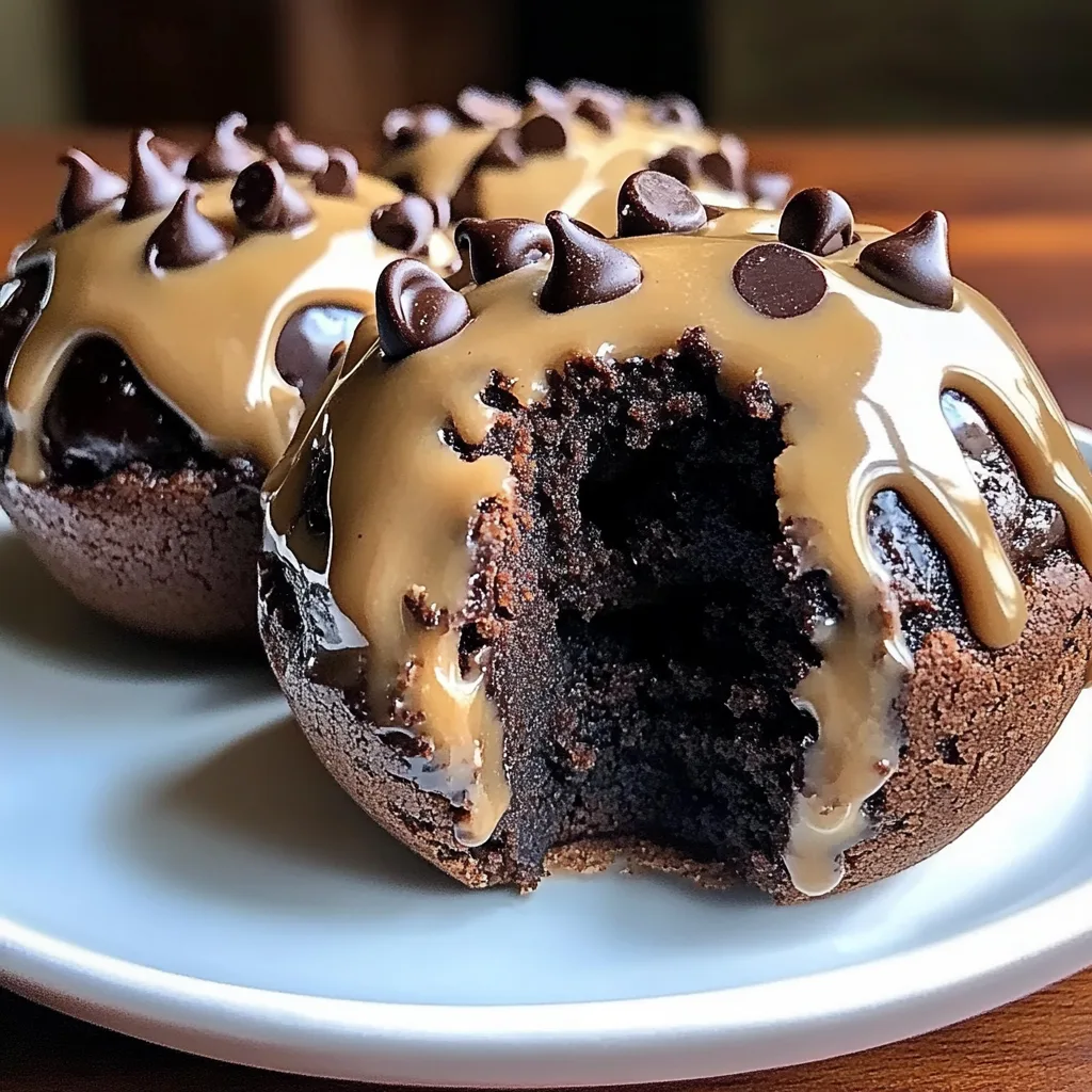 Chocolate Chip Cookie Dough Brownie Bombs