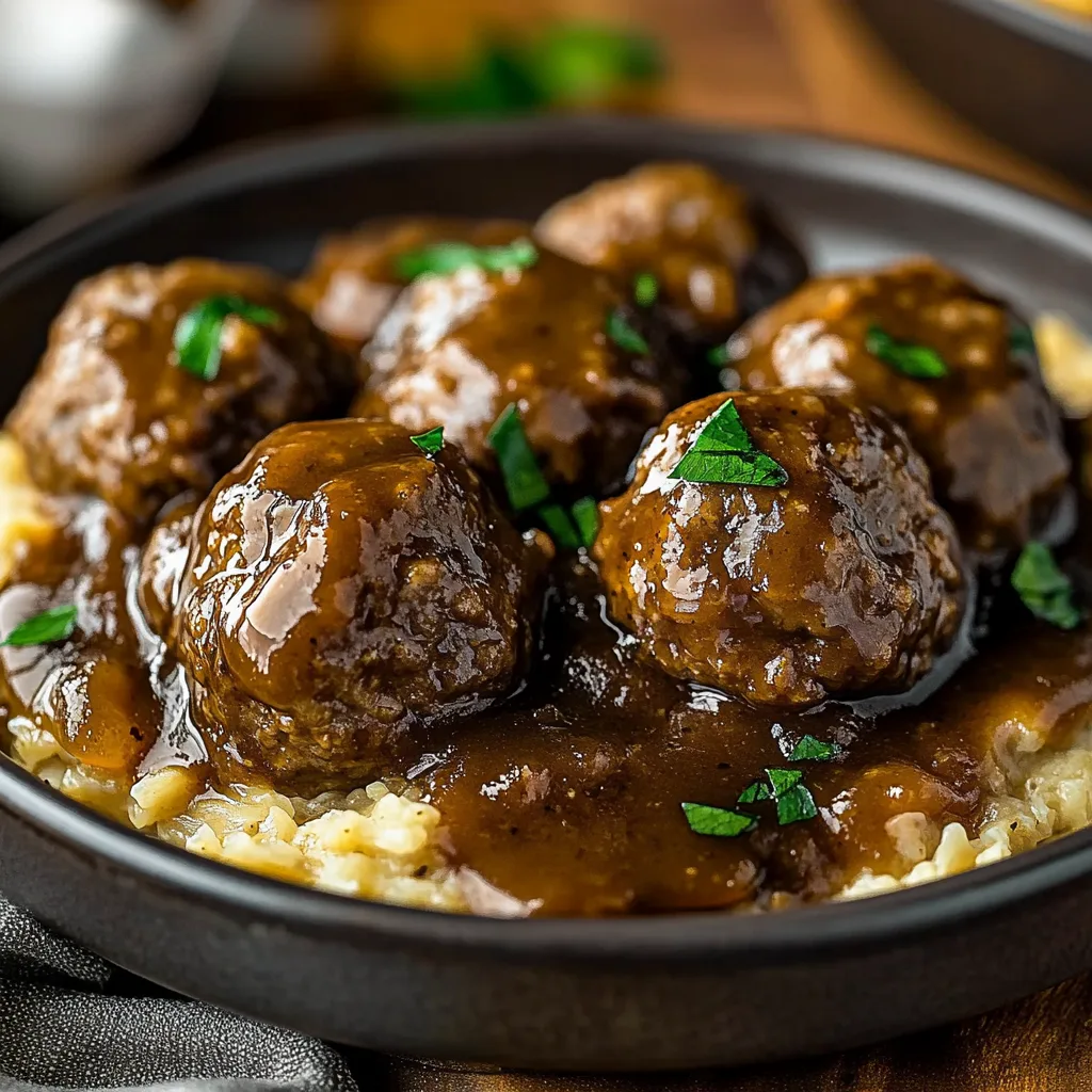 Salisbury Steak Meatballs