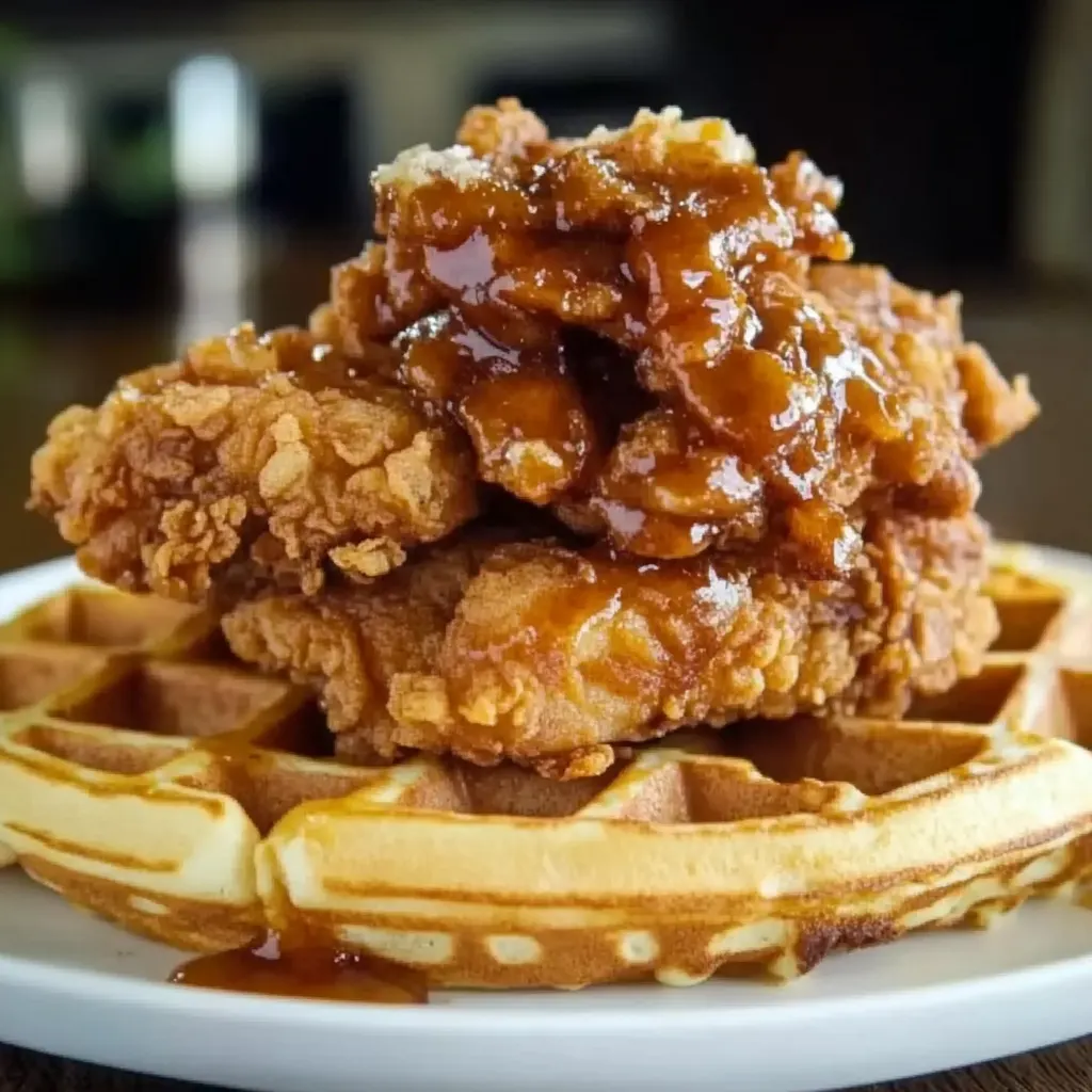 Southern Fried Chicken and Waffles