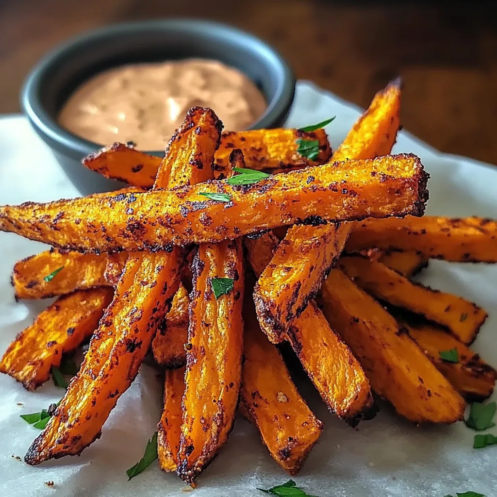 Crispy Oven Baked Sweet Potato Fries