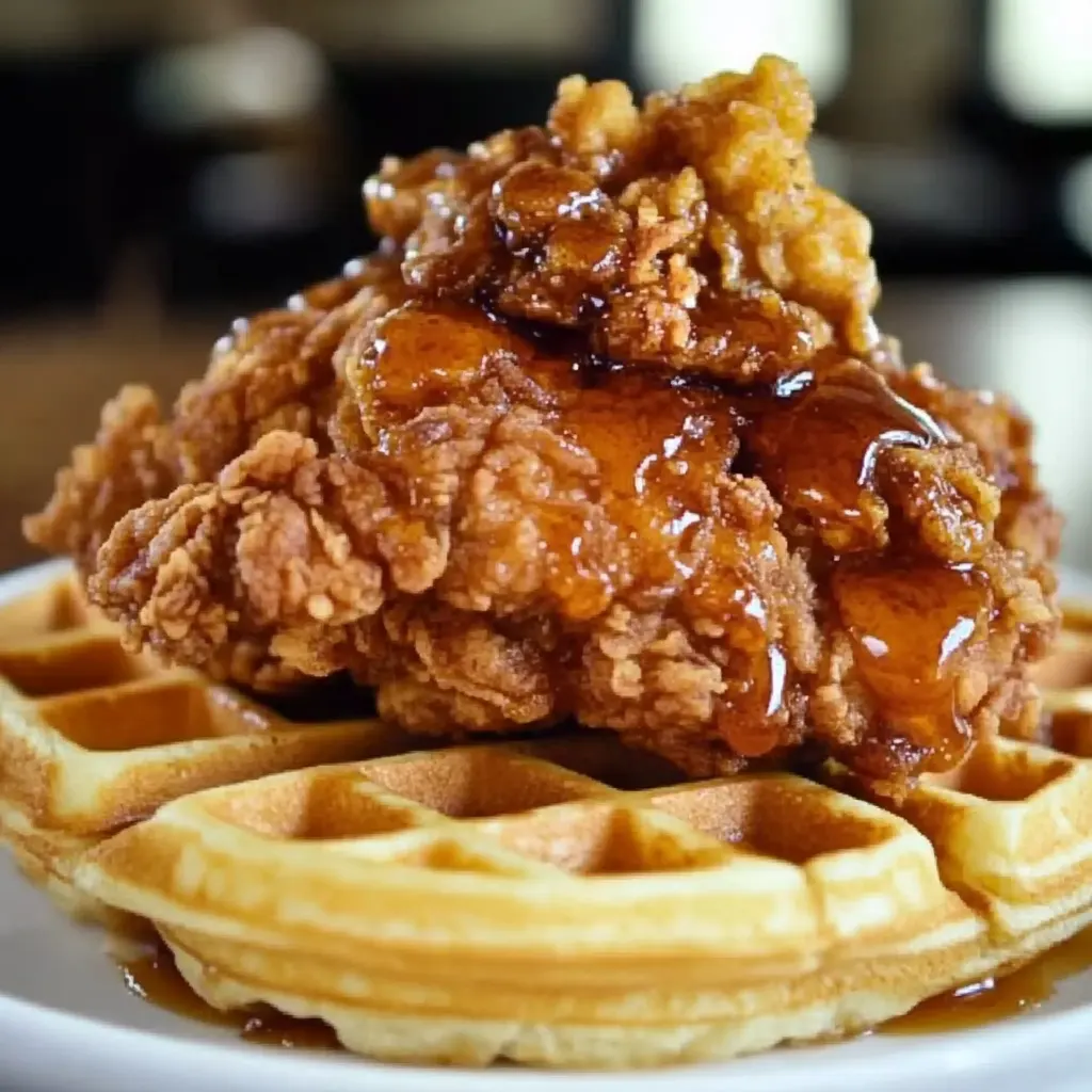 Southern Fried Chicken and Waffles