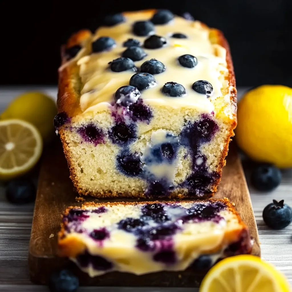 Lemon Blueberry Yogurt Loaf